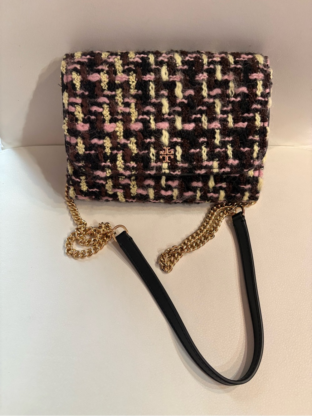 Tory Burch Emerson Tweed Chain Bag